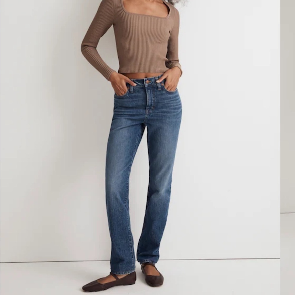 MADEWELL The Perfect Vintage Jean Myers Wash High Rise Mom NN466 Sz 28